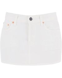 Wardrobe NYC - Denim Mini Skirt - Lyst