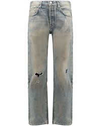 Enfants Riches Deprimes - Straight Leg Jeans With Destroyed Effect - Lyst