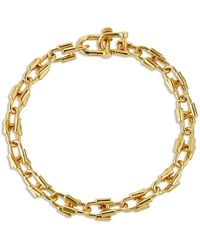 HYÈRES LOR H Chain Bracelet S in White | Lyst Australia