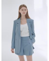 NILBY P 20n Summer Suit Half Pants - Blue