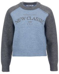 General Idea - Wool-blend New Classic Raglan-sleeve Sweater - Lyst
