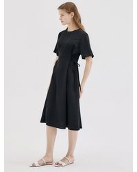 NILBY P Summer Corset Dress - Black