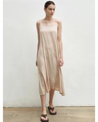 YAN13 Sleeveless Summer Dress - Pink