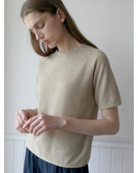 38comeoncommon Net Knit T-shirt - Multicolour