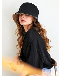 SLEEPYSLIP Reversible Bucket Hat - Black