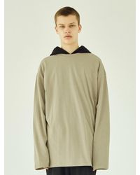 LAYER UNION Ess Layered Long Sleeve Tee - Natural