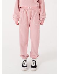 MAINBOOTH Cotton Candy Fleece Joggers - Pink