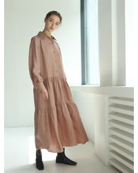 AEER Shirring Dress - Multicolour