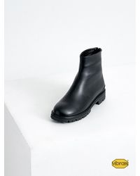 HEENN Chunky Sole Ankle Boots - Black