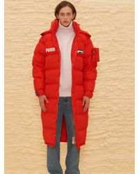 longline down jacket puma