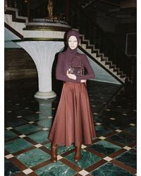 GU_DE Helena Belted Skirt - Multicolour