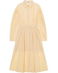 a.t.corner Fit And Flare Shirt Dress - Yellow