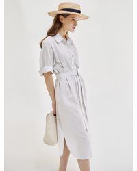 NILBY P - Summer Basic Shirt Dress - Lyst