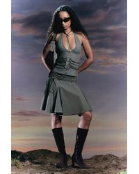Weekday - Mid Rise Tie Waist Midi Skirt - Lyst