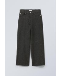 Weekday - Astro Loose Baggy Neps Suit Trousers - Lyst