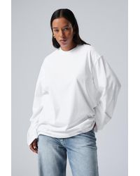 Weekday - Oversized Long Sleeve T-shirt - Lyst