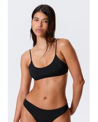 Weekday - Padded Tie Bikini Top - Lyst