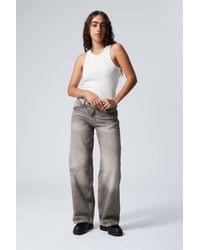 Weekday - Rigid Cotton Straight Leg Jeans - Lyst