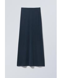 Weekday - Signe Drapy Maxi Skirt - Lyst