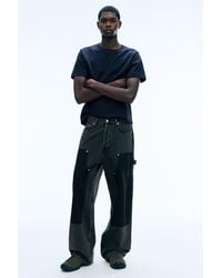 Weekday - Astro Loose Baggy Carpenter Jeans - Lyst