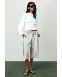 Weekday - Ruched Long-Sleeved T-Shirt - Lyst