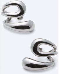 Weekday - Sculptural Wave Earring - Lyst