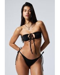 Weekday - Bikinihöschen Mit Bindeverschluss - Lyst