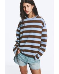 Monki - Long-Sleeved Cotton T-Shirt - Lyst