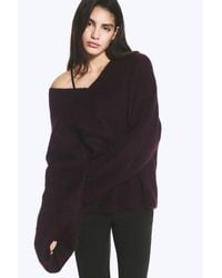Weekday - Mohair-Blend V-Neck Sweater - Lyst