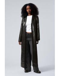 Weekday - Nancy Faux Leather Coat - Lyst