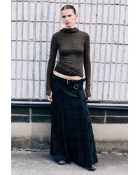 Weekday - Flared Low Waist Maxi Skirt - Lyst