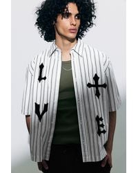 Weekday - Boxy Short-Sleeved Graphic Shirt - Lyst