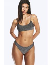 Weekday - Mid-Rise Glitter Brazilian Bikini Bottoms - Lyst