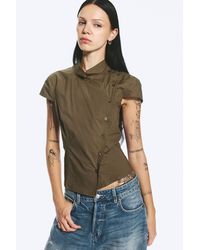 Weekday - Asymmetric Buttoned Top - Lyst