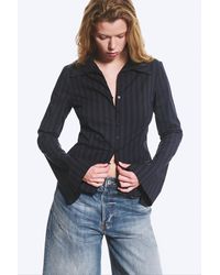 Weekday - Slim Fit Textured Blouse - Lyst