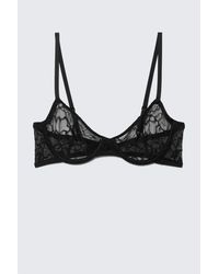 Weekday - Wired Swirly Lace Bra - Lyst