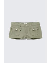 Monki - Utility Pocket Mini Shorts - Lyst