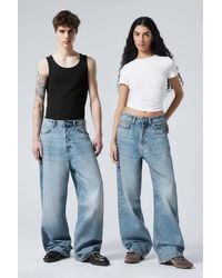 Weekday - Astro Loose Baggy Leg Jeans - Lyst