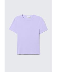 Weekday - Slim Fitted T-Shirt - Lyst
