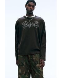 Weekday - Oversized Graphic Long-Sleeve - Lyst