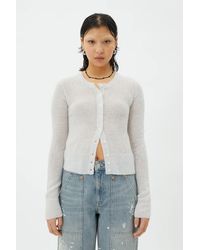 Weekday Eli Cardigan in Black | Lyst UK