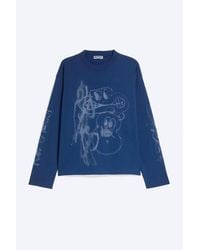 Weekday - Great Boxy Graphic Long Sleeve T-Shirt - Lyst