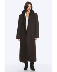 Weekday - Logan Double-Breasted Wool-Blend Coat - Lyst