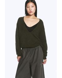 Weekday - Loose V-Neck Knitted Jumper - Lyst