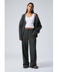 Weekday - Low-Waisted Loose Fit Suit Trousers - Lyst