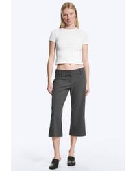 Weekday - Flared Capri Suiting Trousers - Lyst