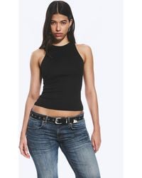 Weekday - Fitted Cotton Jersey Tank Top - Lyst