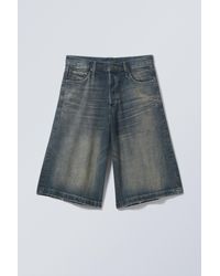 Weekday - Cosmos Loose Fit Denim Shorts - Lyst