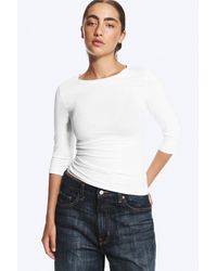 Weekday - Fitted Three-Quarter Sleeve Top - Lyst