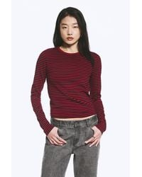 Weekday - Slim Long-Sleeved Cotton Top - Lyst